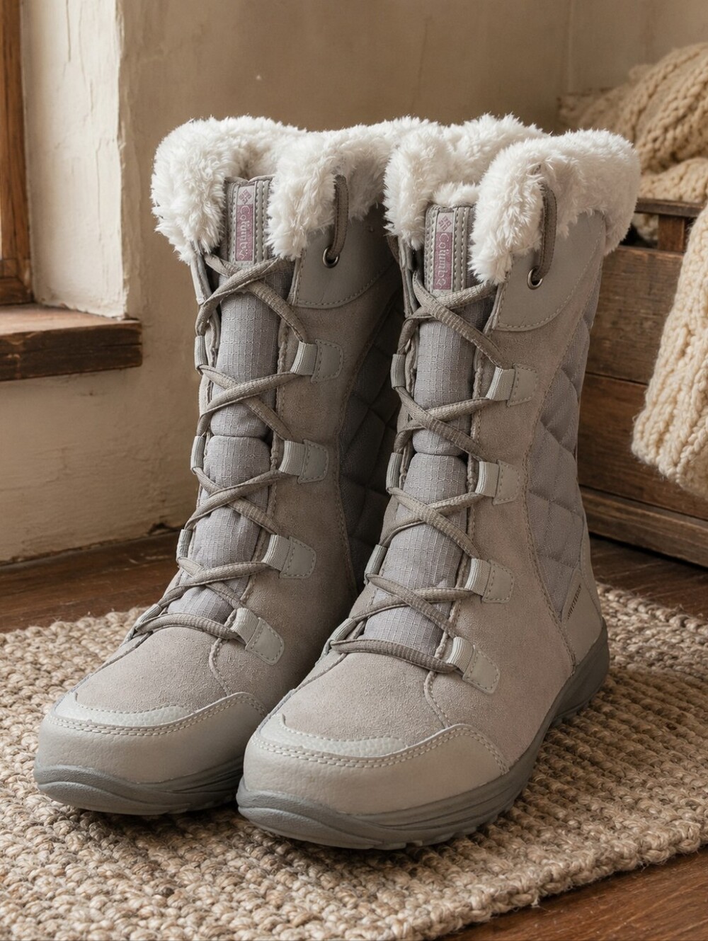 Columbia Heather Canyon Waterproof Omni-Heat Winter Boots 6.5
